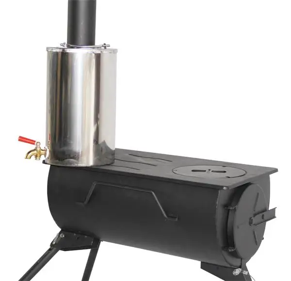 BBQ camping wood stove suit water heater for sale WMCP03