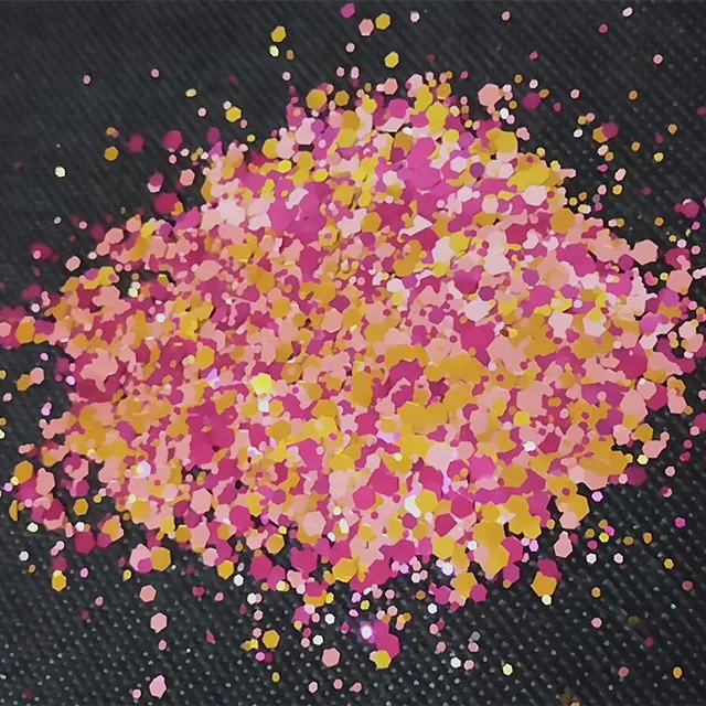 

Solvent Resistant Ultra Fine Fine Chunky Iridescent Holographic multitude glitter