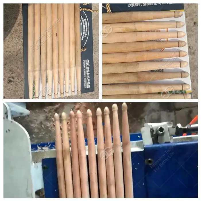 High Efficiency Round Wood Drum Stick Making Forming Machinery Drum