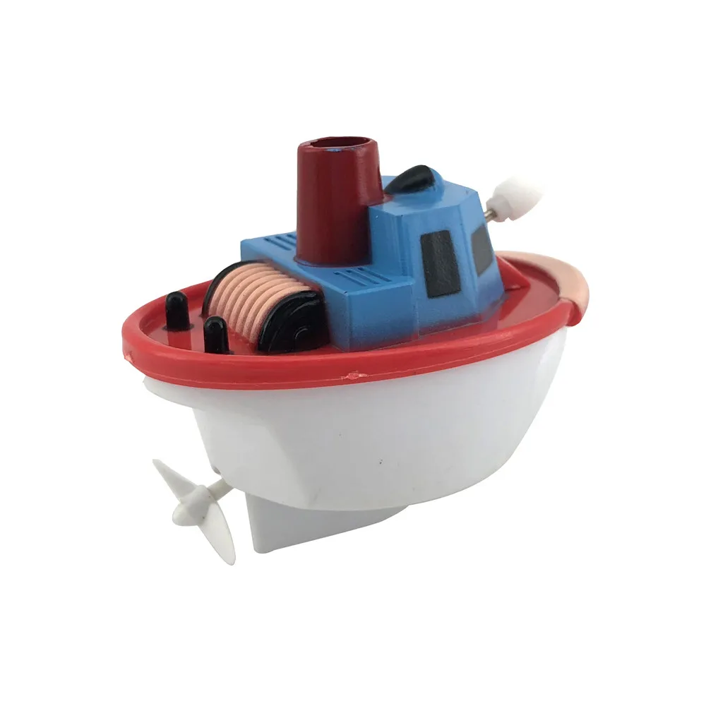 plane motor car wind up plastic toy boats as gift