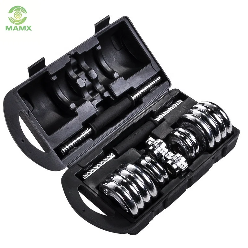 

High Quality Cast Iron And Painting Weight Adjustable Dumbbell Set, Various colors