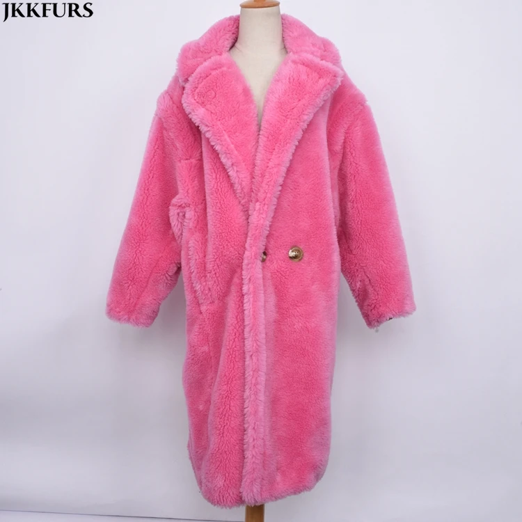 

Manufacturer Price Wool Coat High Quality Teddy Coat Winter Warm European Fashion Overcoat, Customized color