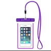 Unisex Swimming Diving Surfing Mobile Phone Bags Mobile Phone Accessories PVC Fluorescence Bags Sport Waterproof Bag for iPhone
