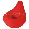Water resistant Fabric red beanbag , drop shape beanbag, new bean bag chair, red sofas