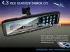 4.3 inch bluetooth handsfree car kit,car mirror with indicator,rearview mirror with parking assist