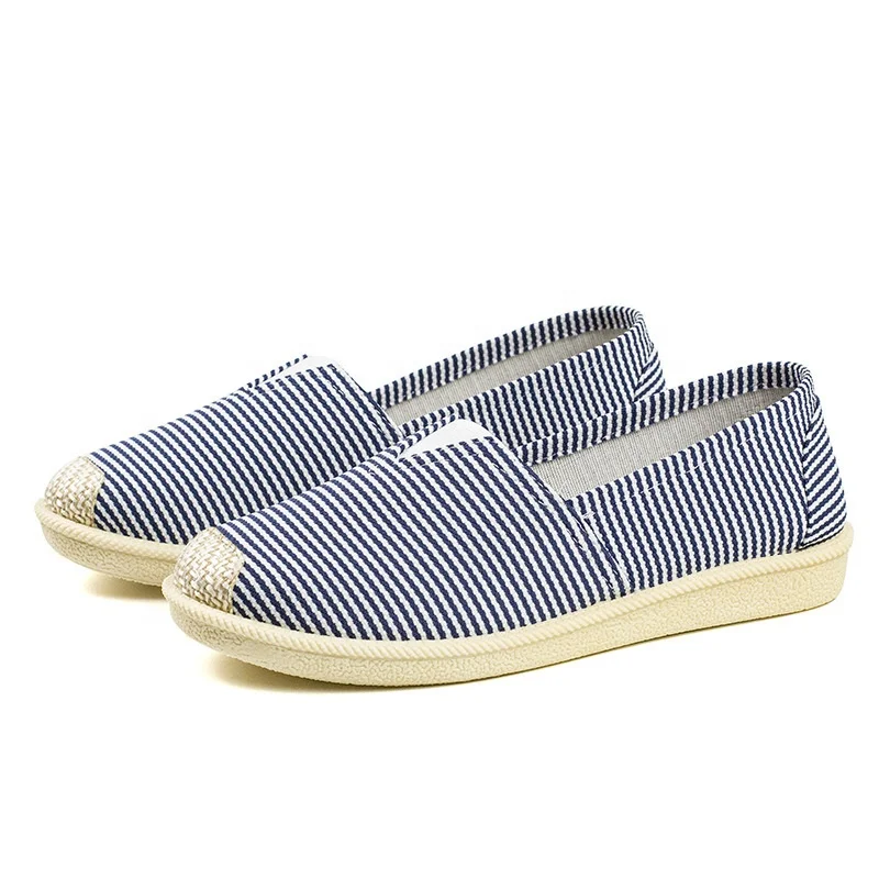 

Slip On Casual Loafer For Women Canvas Breathable Flats For Women, Green or customized