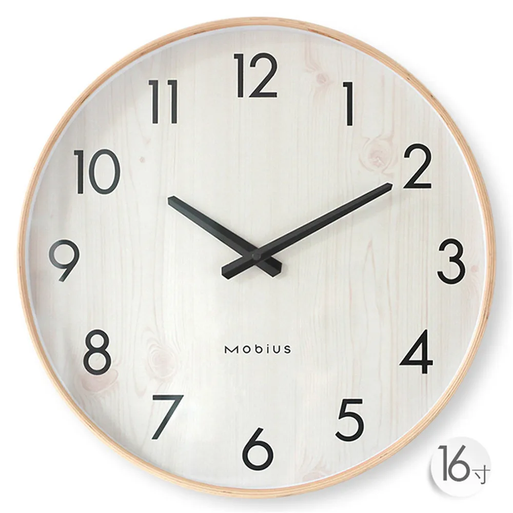 2017 hot sale modern wood wall clock for gift