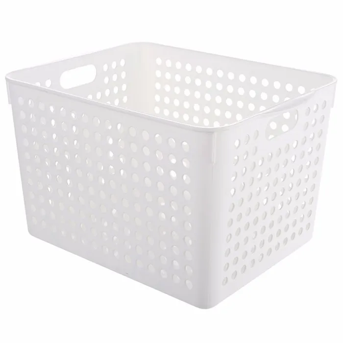 Pp White Hole Shaped Plastic Storage Mesh Organizer Box - Buy Mesh Box ...