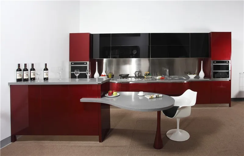 Armarios Modulares Modernos De Melamina Para Muebles De Cocina,A Buen