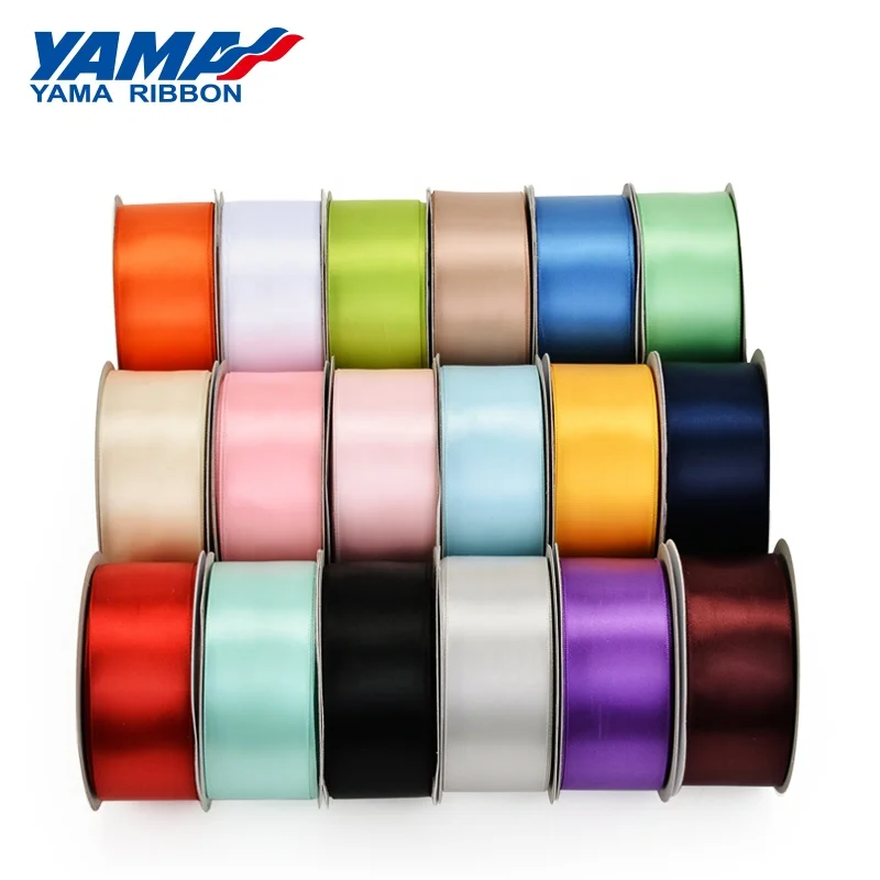 Hot Sale Factory Mixed Colors Double Faced Smooth 100% Polyester 196 Colors 1 Inch 25mm Satin Ribbon
