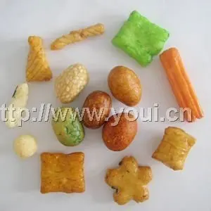 
Rice crackers and coated peanuts mix 