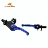 pit bike new model alloy folding levers dirt bike alloy folding brake and clutch levers