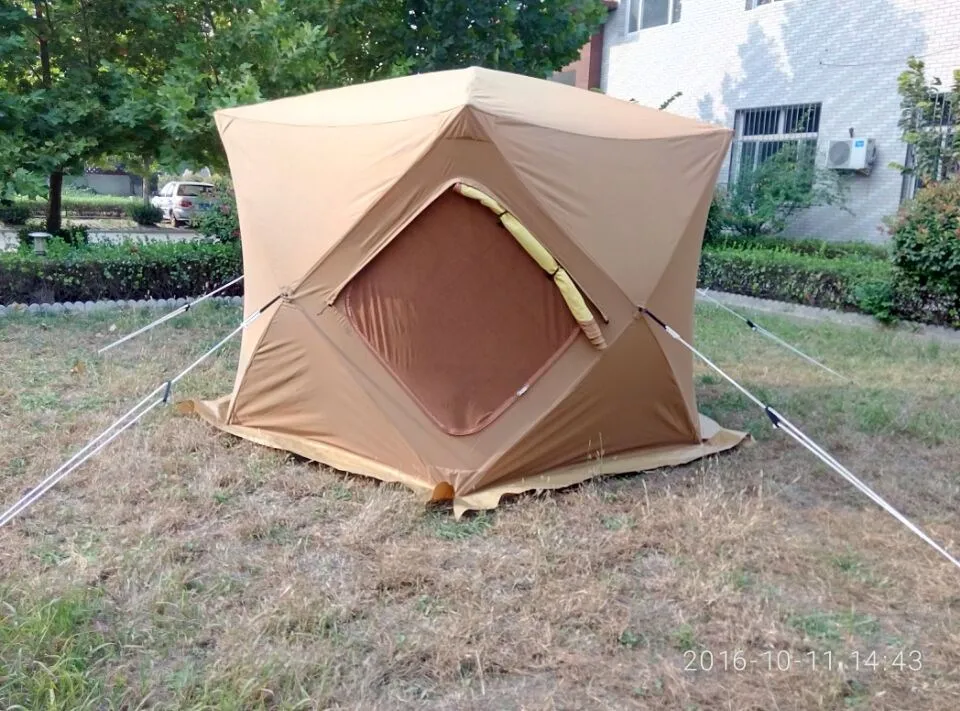 Double Layers Canvas material ice fishing tents