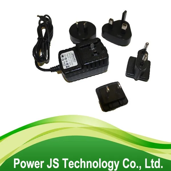 ac/dc adaptor interchangeable plug 12v 5v 500ma power adapter