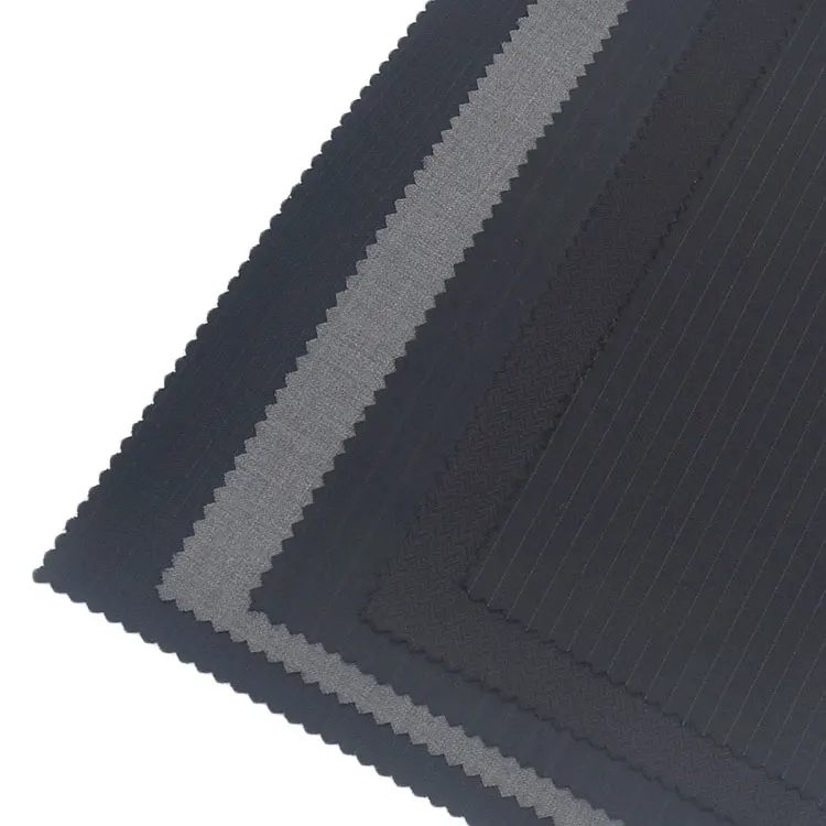 
Wholesale Italian Plaid Tweed Boiled Worsted 100% Merino Wool Suit Fabric for Coats 