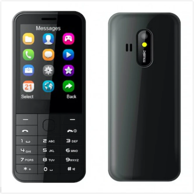 Hot Sale In South America Unlocked Blu Cell Phone 2.4 Inch Dual Sim