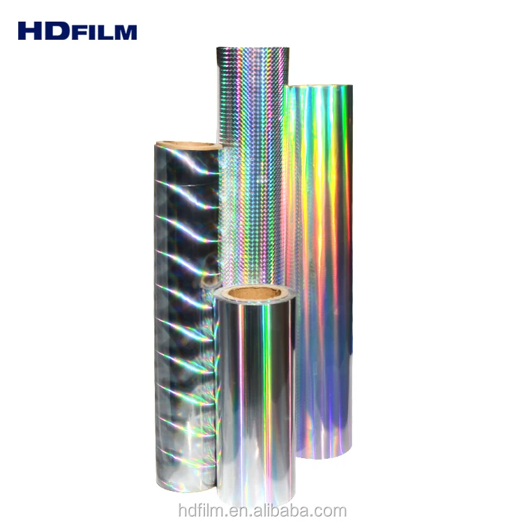 Laser Metallized Pet Film Holographic Pet Film For Sequin In Various ...