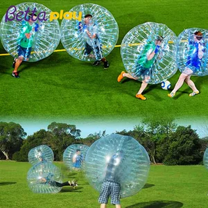 Inflatable knocker ball,inflatable bumper ball with color dot