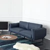 Modern nordic Lawson corner Nappa leather design living room sofas set furniture