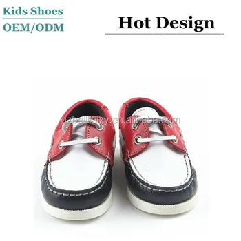 boys leather boat shoes