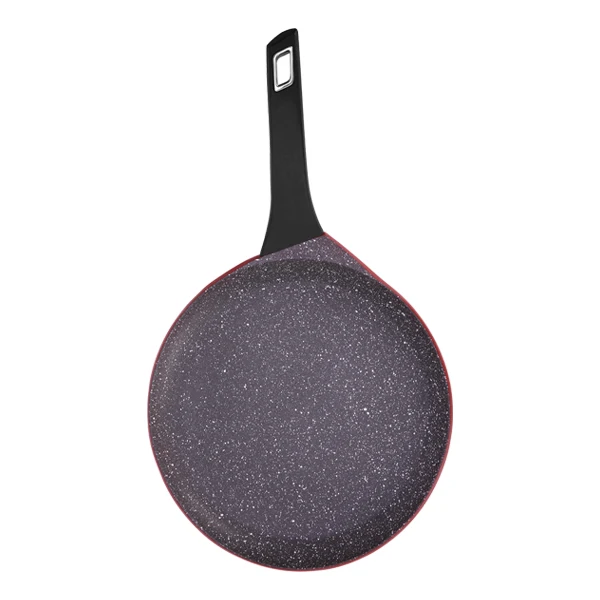 

Aluminum Non Stick Crepe Pan & Round Griddle With Spreader & Induction Bottom use for pancake, Red