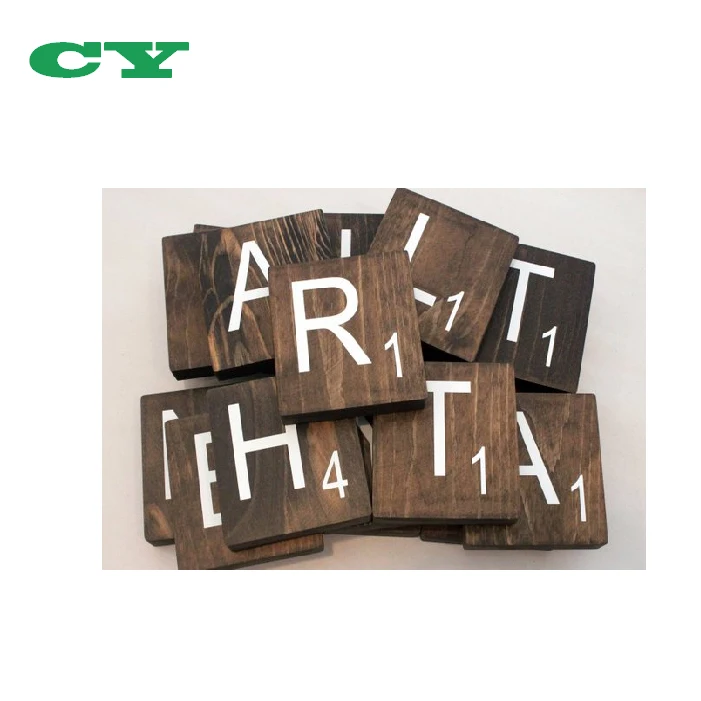 Wooden Scrabble Tiles Wall Art 4 5 Inches Scrabble Letters Buy