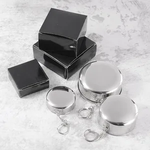 Image of Metal Stainless Steel 75/150/250ml Folding Cup/Collapsible Shot Glass+Johnnie Walker Laser/Printing Logo