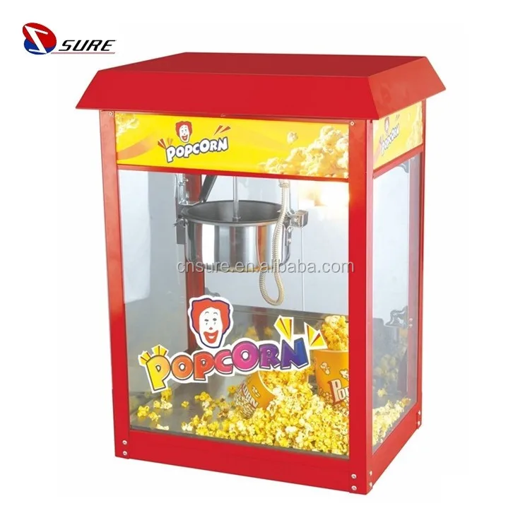 China Stainless Steel Commercial Caramel Kettle Corn Popcorn Machine