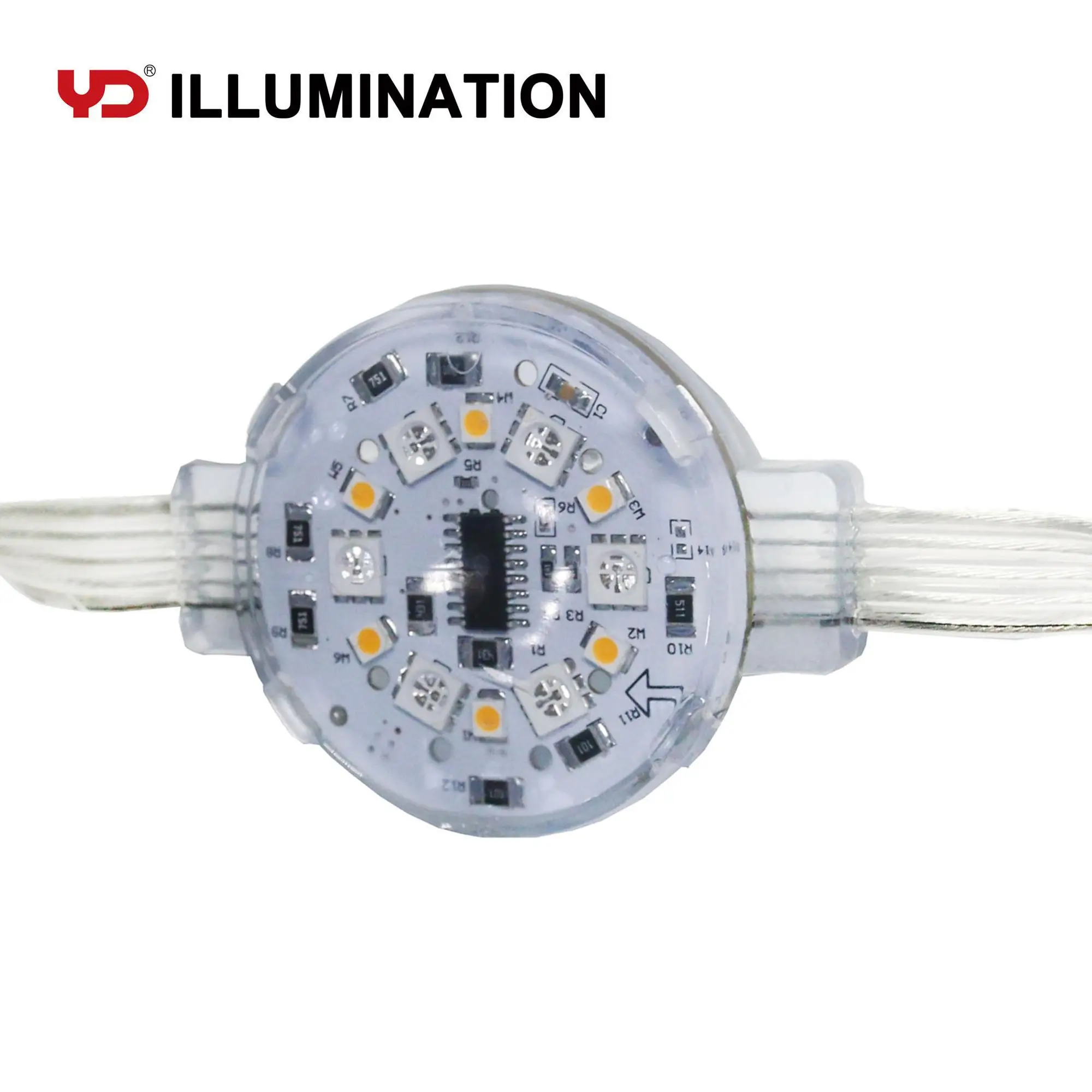 
50mm led pixel point light 6smd led module for bridge lighting decoration 