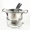 Stainless Steel Fondue Set, Fondue Pot for Chocolate or Cheese Fondue/Perfect Gift Idea for Housewarm Christmas gift
