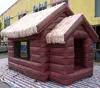 Outdoor big oxford cloth inflatable bounce house / log cabin model for kids