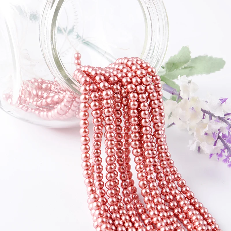

Factory directly sales imitation high quality glass pearl beads for necklace bracelet pearl, As color chart;more than 100 colors