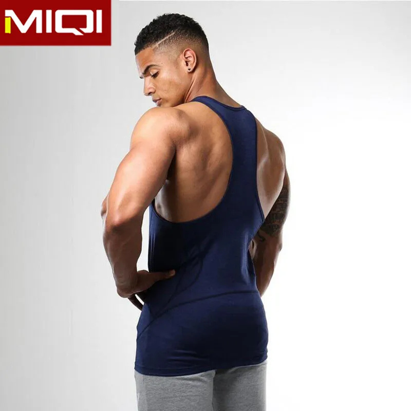 
Custom Male Fitness Apparel Sleeveless Sports Gym Clothes Wholesale Active Wear Men Stringer Tank Top Workout Gym Vest 