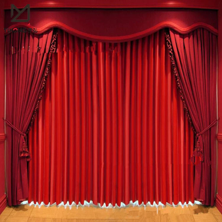 カスタムメイド耐火電動ステージカーテンポリエステル生地カーテン Buy 電動ステージカーテン ステージカーテン カスタムステージカーテン Product On Alibaba Com