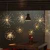 Remote Crackers Indoor 148 Lights Led Fireworks Lights For Christmas Decoration Explosive Copper String Light