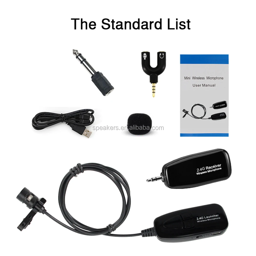 Wholesale Clipon Tie Microphone Clipper Lavalier Mic 3.5mm Style Lapel