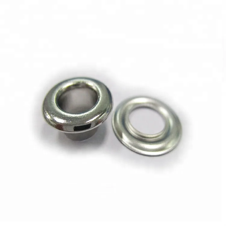 High Quality Round Eyelet Ring Button Fastener Brass Grommet Custom