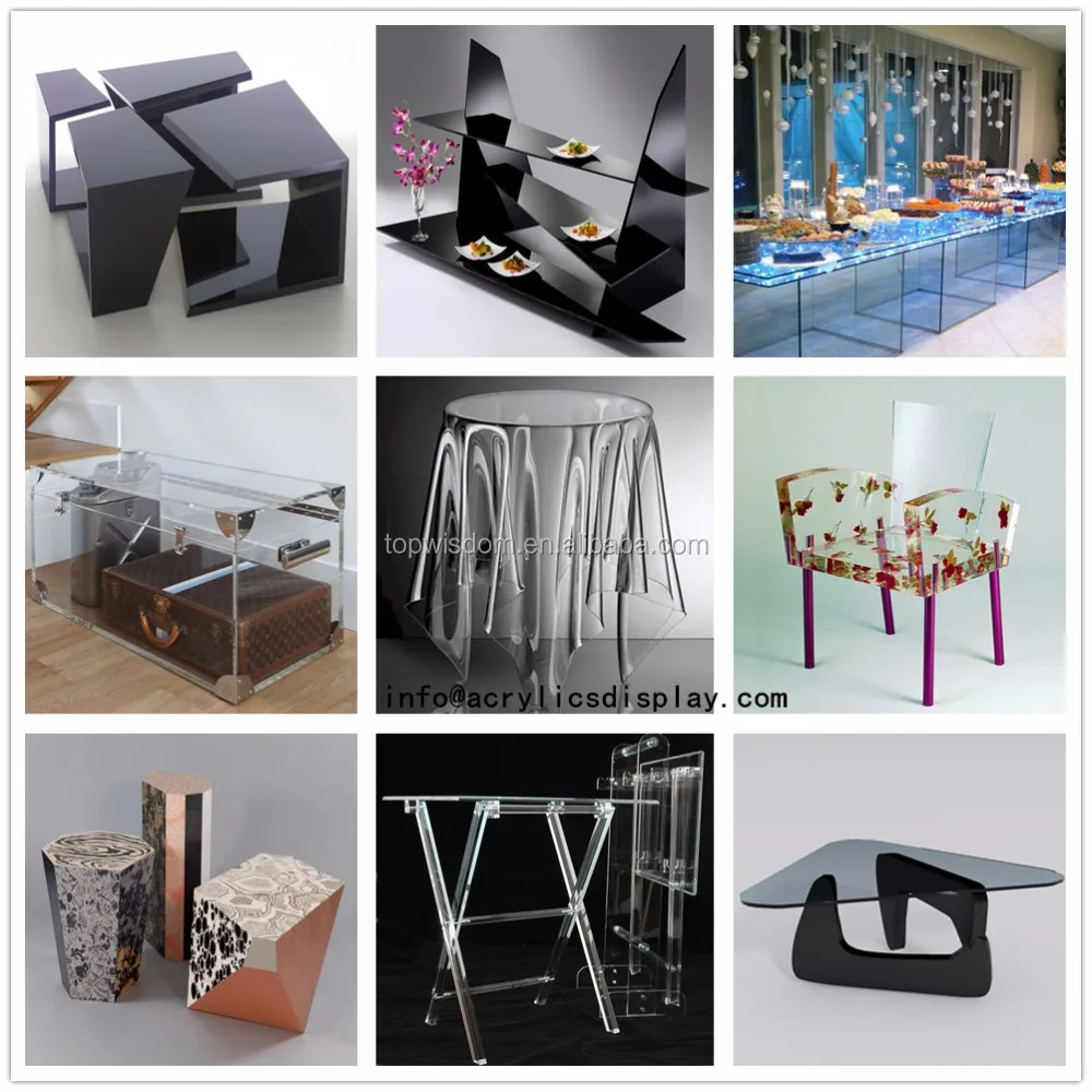 Clear Acrylic Coffee Table And Dining Furniture,Small Perspex Furniture