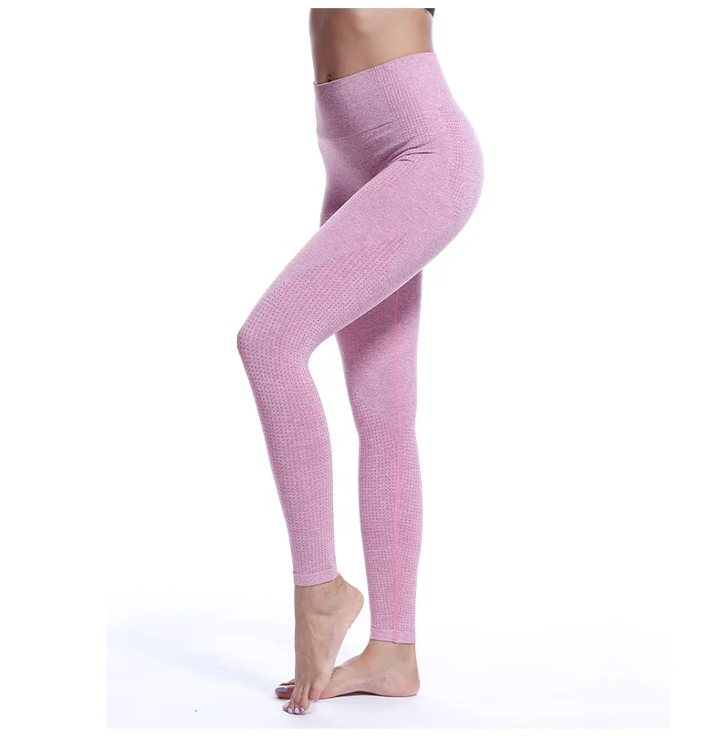

wholesale sexy workout sport wears fitness yoga seamless pink gym leggings for women, As pictures and can be customized