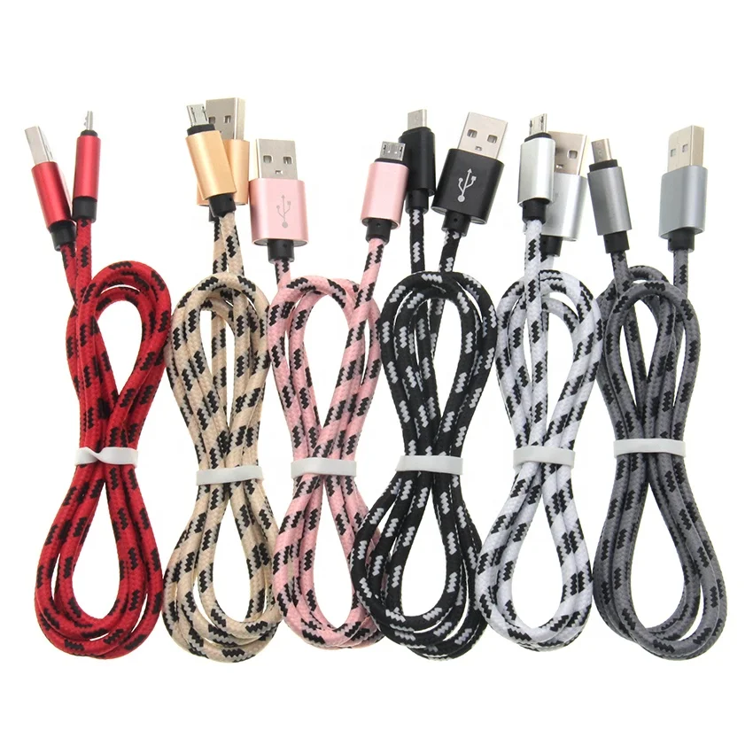 

Nylon Braided USB Charging Cable For iPhone 5 5S 6 6S 7 8 Plus X XS Max XR Data Charger Cord