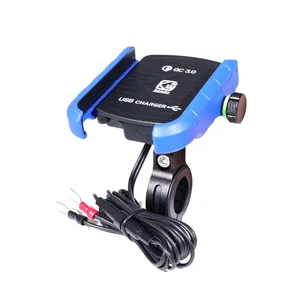 Motorcycle Phone Holder USB Charger