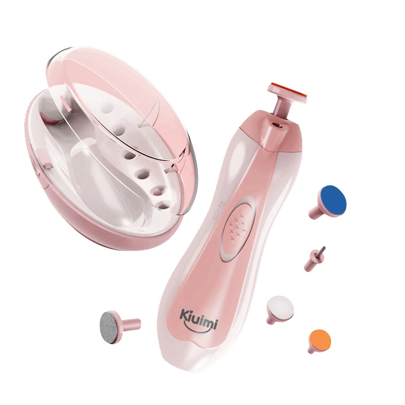 

electric nail trimmer nail trimmer with multiple accessories baby automatic nail trimmer, Blue&pink