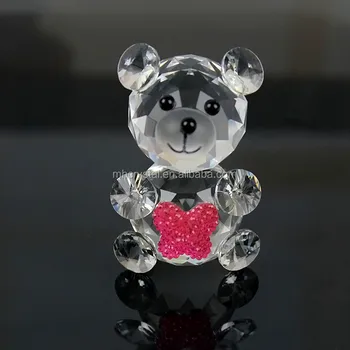 glass teddy bear
