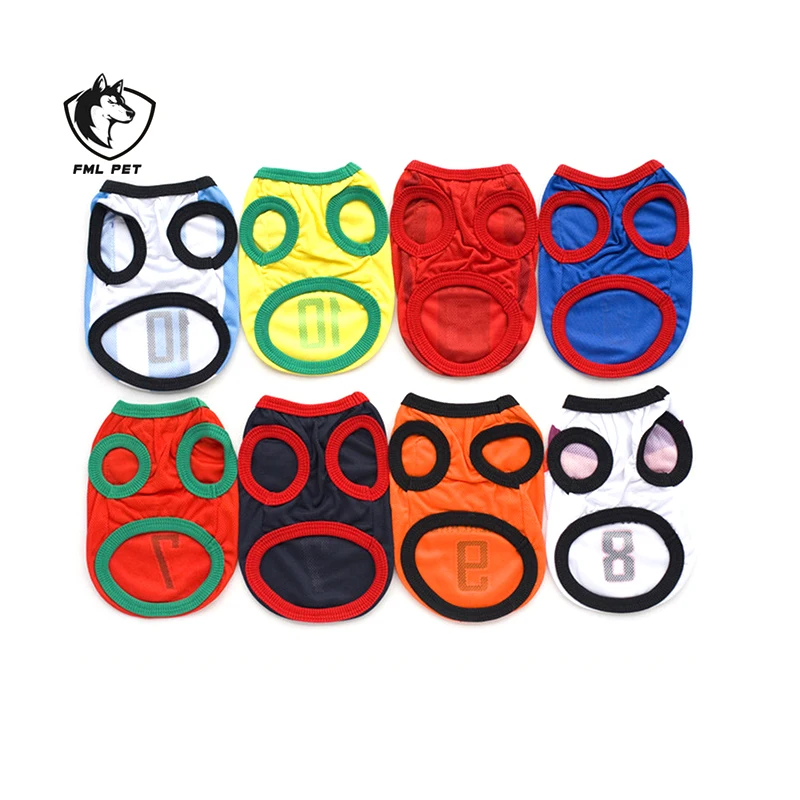 

XS-XXL The World Cup Pattern Dog Clothing Small Dogs Apparel, 8 styles;customize colors