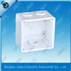 zhejiang china plastic mounting box for australia 56series socket or switch, IP66 australian plastic PC enclosure base 56E1