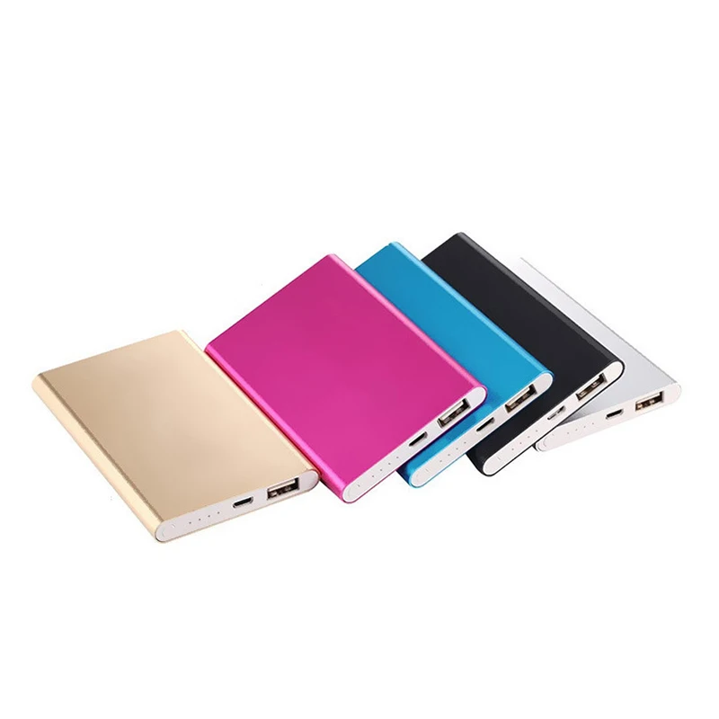 

2021 hot selling super slim power banks best gifts power bank 10000mah powerbank with free logo for mobile phone, Black, blue, golden, red, silver