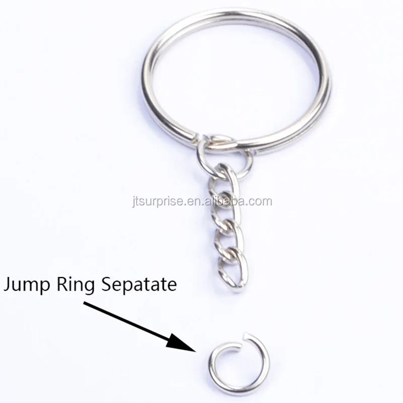 1000 piezas clave anillos 26mm color oro clave anillo split key anillo clave