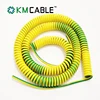 Waterproof Coiled Outdoor Power Electric Extension Cord grounding cable