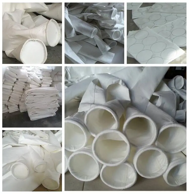 Polyester Needle punched dust filter bag/Filter sock Filter sleeve