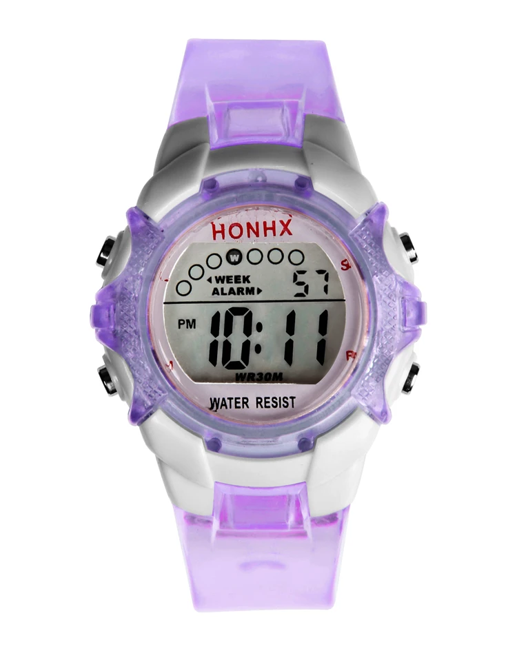 

HONHX 90F Military Sports Watches women children Alarm LED Back Light Shock Digital Wristwatches Relogio Masculino